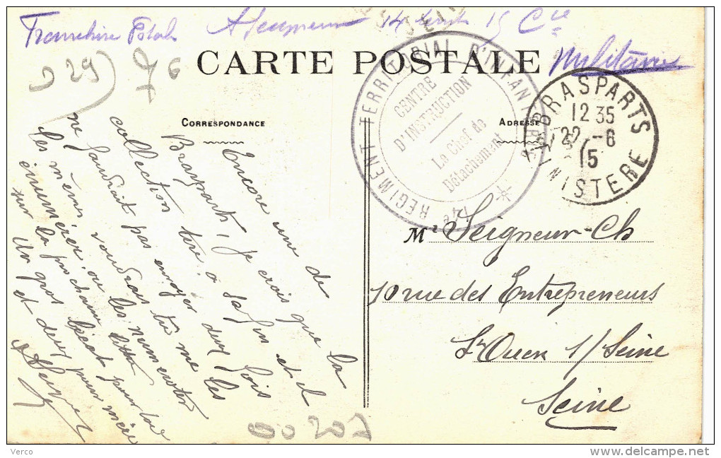 Carte Postale Ancienne De BRASPARTS - Andere & Zonder Classificatie