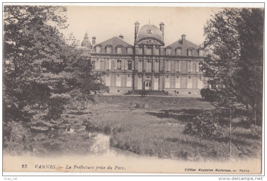 France, VANNES, La Prefecture Prise Du Parc, Unused Postcard [18550] - Vannes