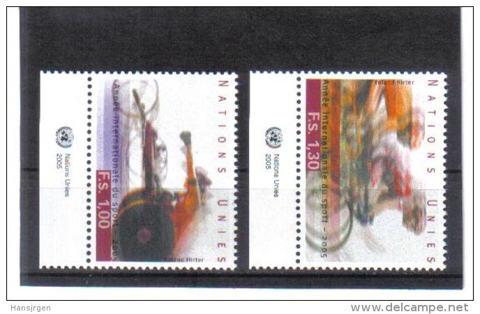 ESS607  VEREINTE NATIONEN UNO GENF  2005  MICHL  516/17 **  Postfrisch SIEHE ABBILDUNG - Neufs