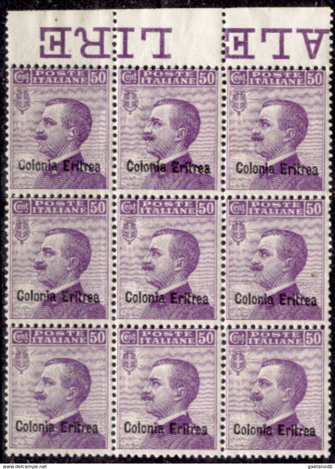 Italia-F01282 - Eritrea 1916: Sassone N. 39 (++) MNH - Privo Di Difetti Occulti. - Eritrea