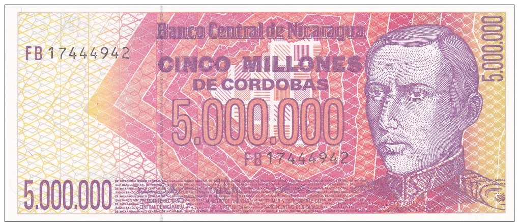 Banco Central De NICARAGUA. 1990. - Nicaragua