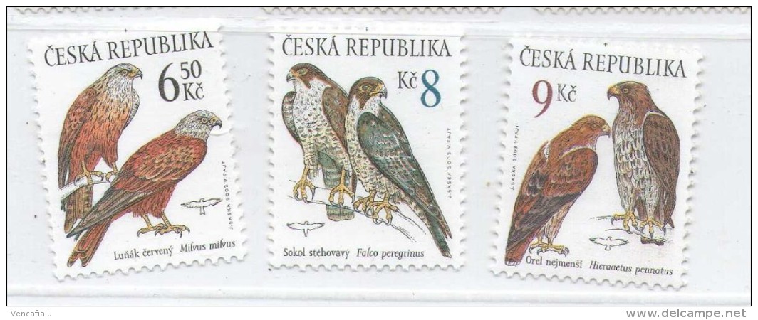 Year 2003 - Birds Of Prey, Set Of 3 Stamps, MNH - Neufs