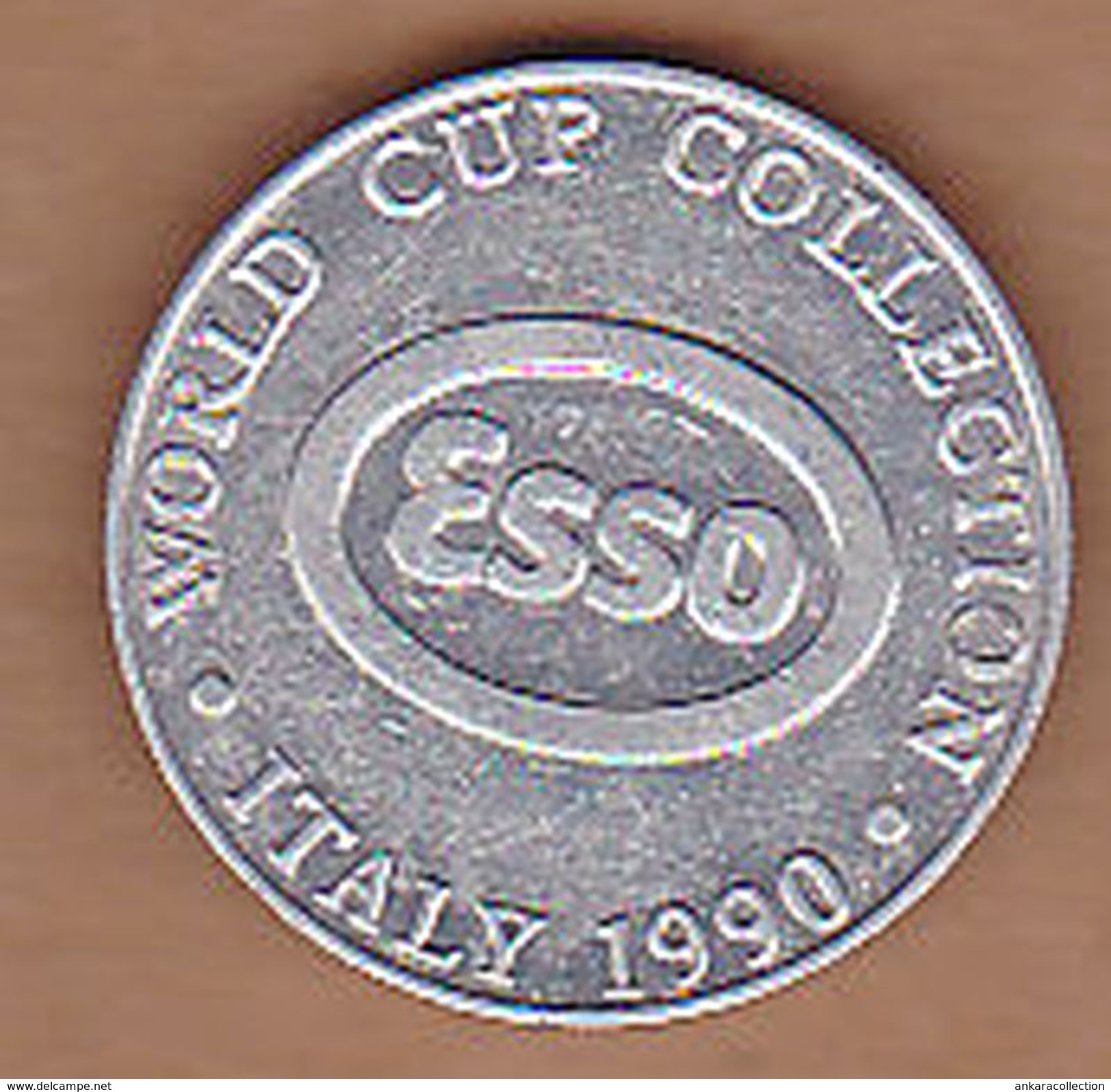 AC - ANDY GORAM ESSO WORLD CUP COLLECTION ITALY 1990 TOKEN - JETON - Monétaires/De Nécessité