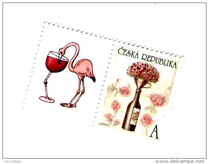 Year 2014 - Red Wine With Cupon, MNH - Unused Stamps