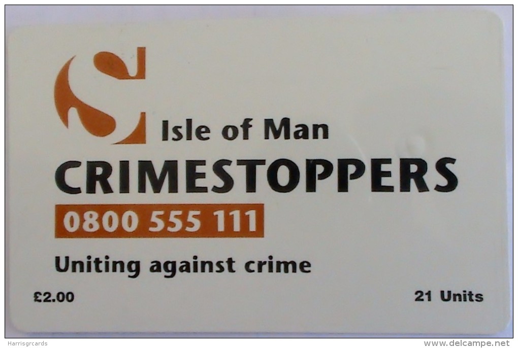 ISLE OF MAN - Crimestoppers, Tirage 10000, Used - Man (Ile De)