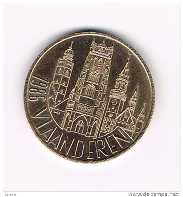 °°°  VLAANDEREN  25 VLAAMSE FRANKEN 1986 - Tokens Of Communes