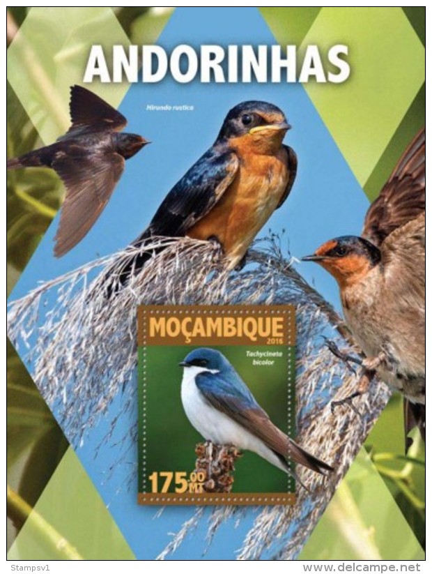 Mozambique. 2016 Swallows. (128b) - Hirondelles