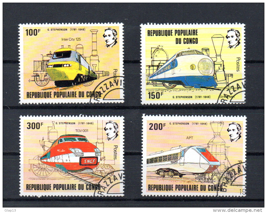 TIMBRES N°656/59 OBLITERES TRAINS - Oblitérés