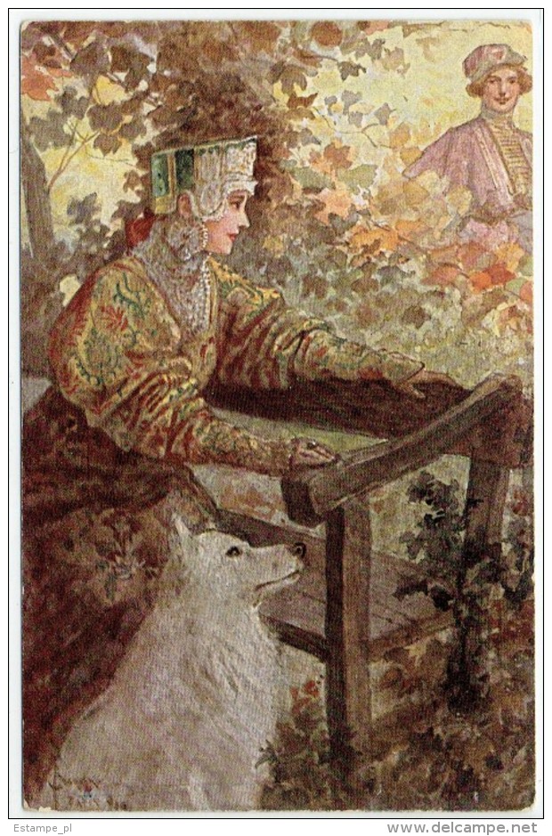 Postcard S. Solomko The Appointment, Russie  (1054) - Solomko, S.