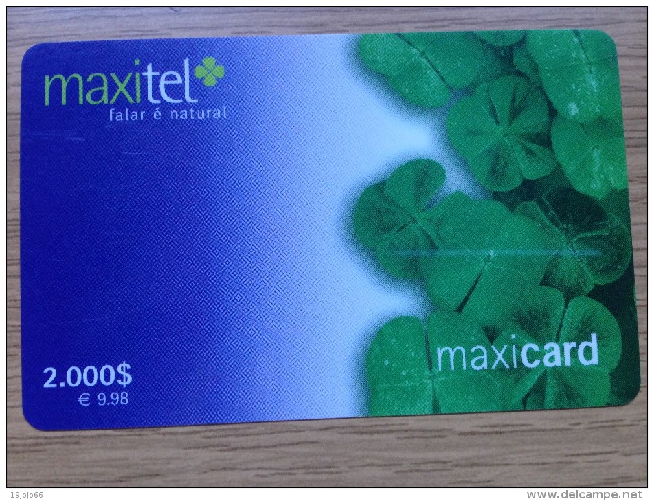 Rare Prepaid  Card  2000$ Maxitel Maxicard - Fine Used - Chili