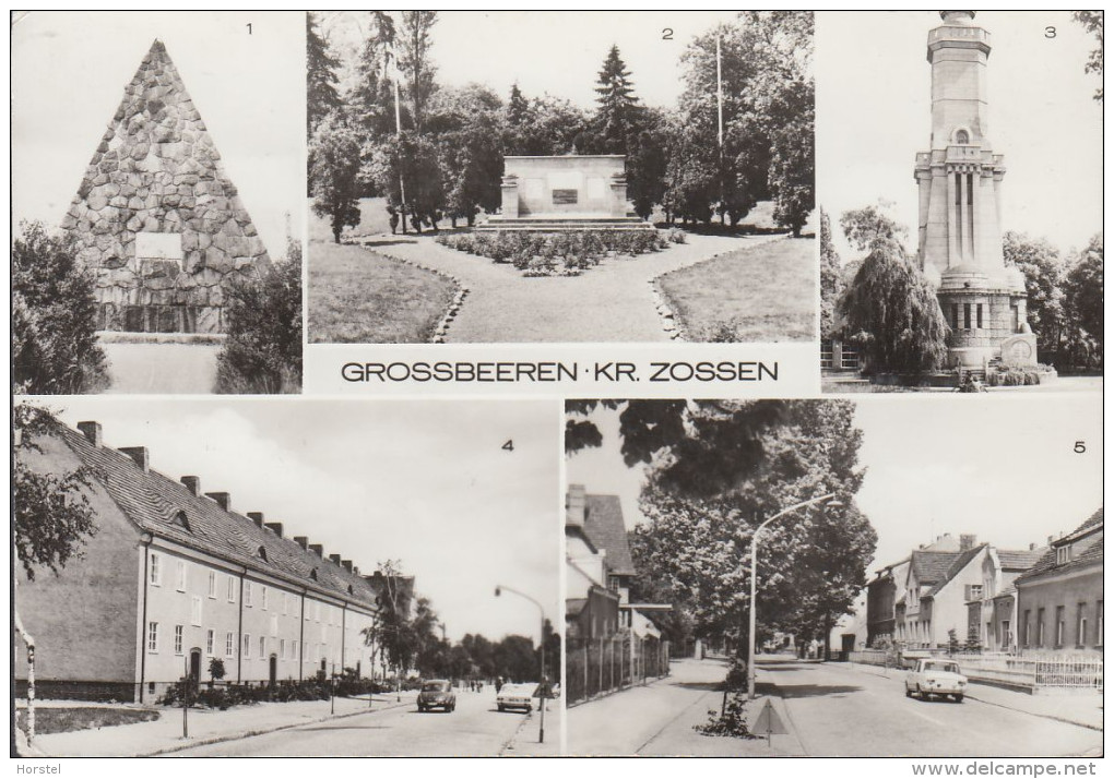 D-14979 Großbeeren - Alte Ansichten - Bülowpyramide - Bahnhofstraße - Zossen