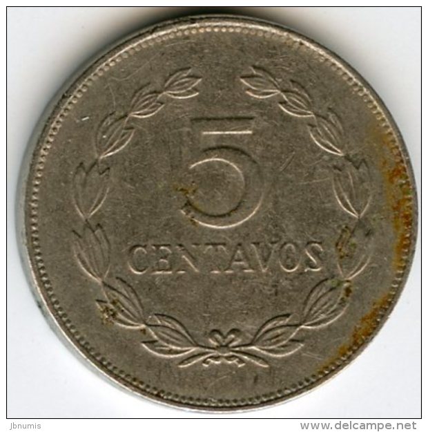 El Salvador 5 Centavos 1992 KM 154b - Salvador