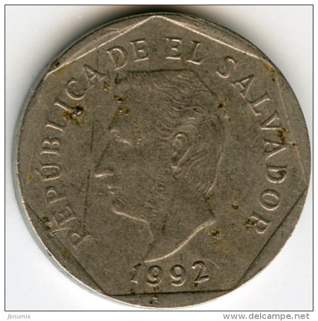 El Salvador 5 Centavos 1992 KM 154b - Salvador