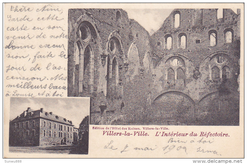 Villers-la-Ville - L'Intérieur Du Réfectoire (multivues, 1902) - Villers-la-Ville