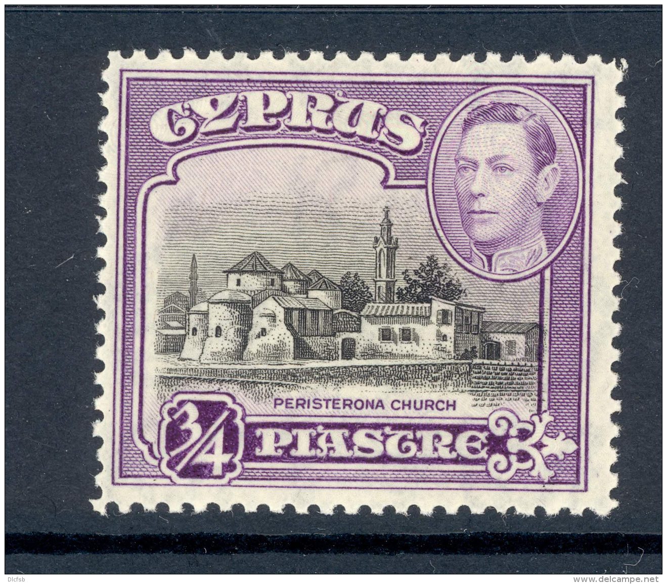 CYPRUS, 1938 &frac34;Pi Very Fine Mint Lightly Hinged, Cat &pound;22 - Cyprus (...-1960)