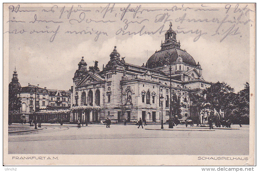 AK Frankfurt A.M. - Schauspielhaus - 1932 (24476) - Frankfurt A. Main