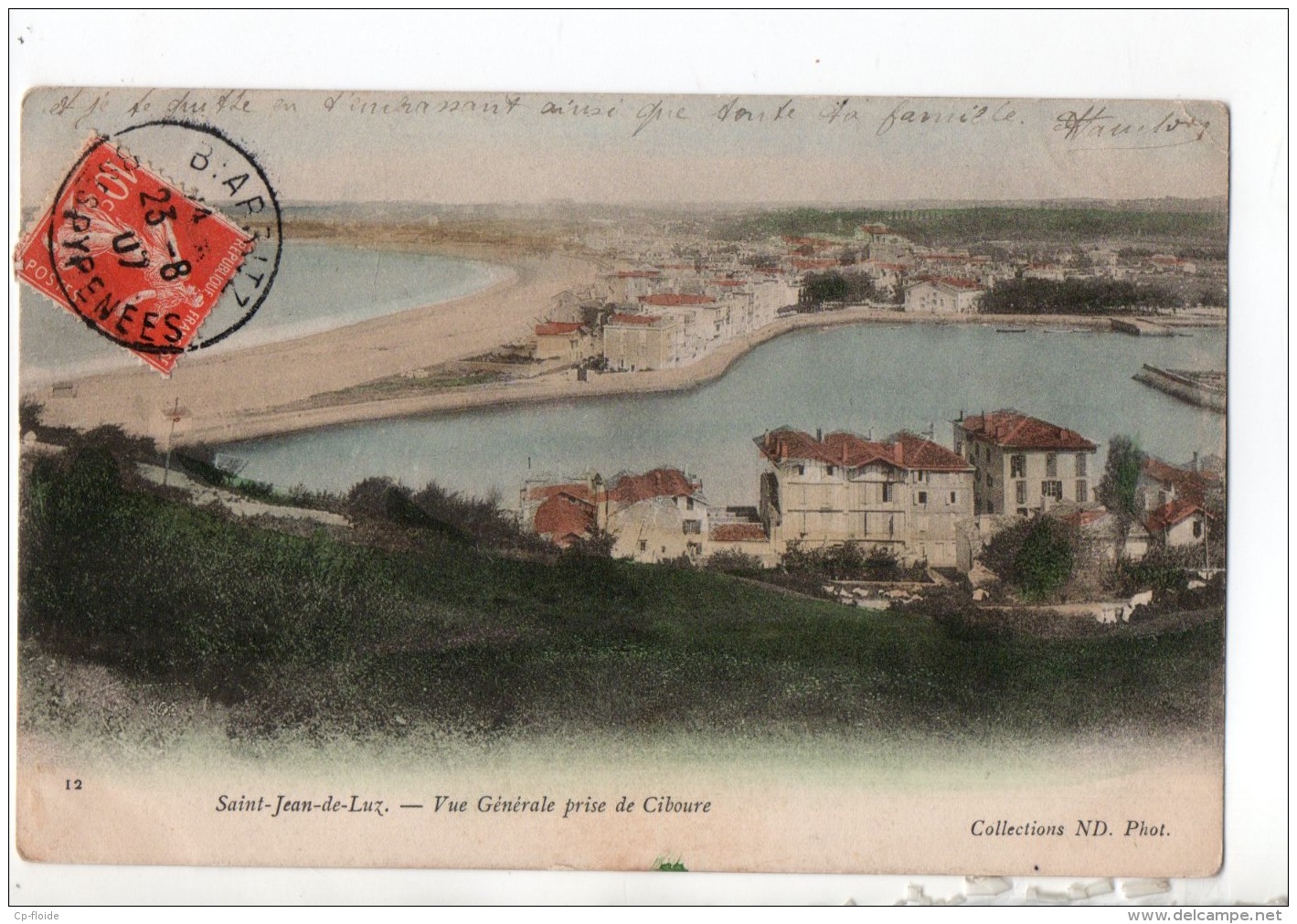 64 - SAINT-JEAN-DE-LUZ . VUE GÉNÉRALE PRISE DE CIBOURE - Réf. N°16787 - - Saint Jean De Luz