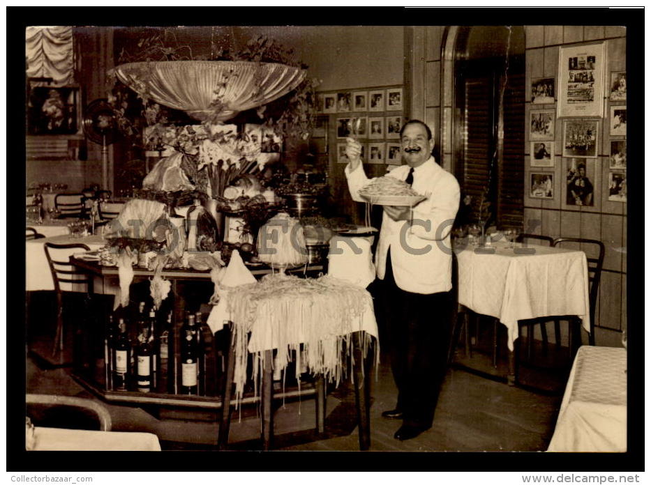 RESTAURANT PASTA SPAGHETTI FETTUCCINE ALFREDO ROMA  HOTEL Vintage Original Ca1900 POSTCARD CPA AK (W4_3168) - Hotels & Restaurants