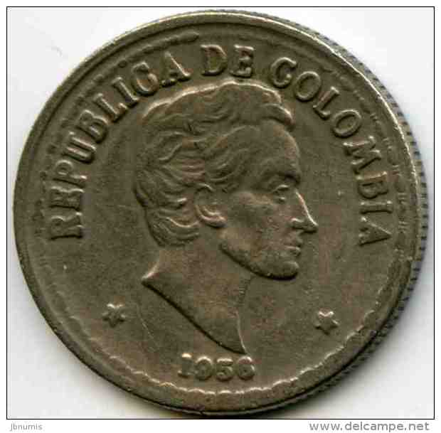 Colombie Colombia 20 Centavos 1956 KM 215.1 - Colombia