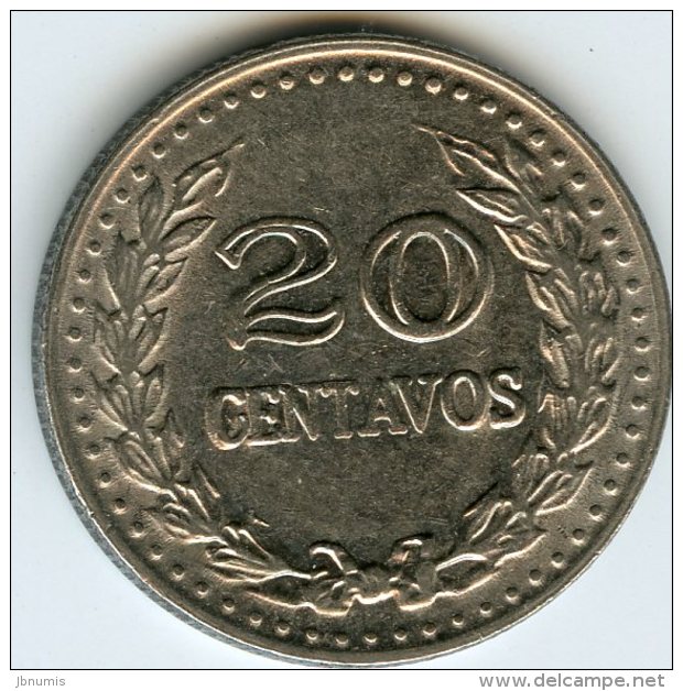 Colombie Colombia 20 Centavos 1974 KM 246.1 - Colombie