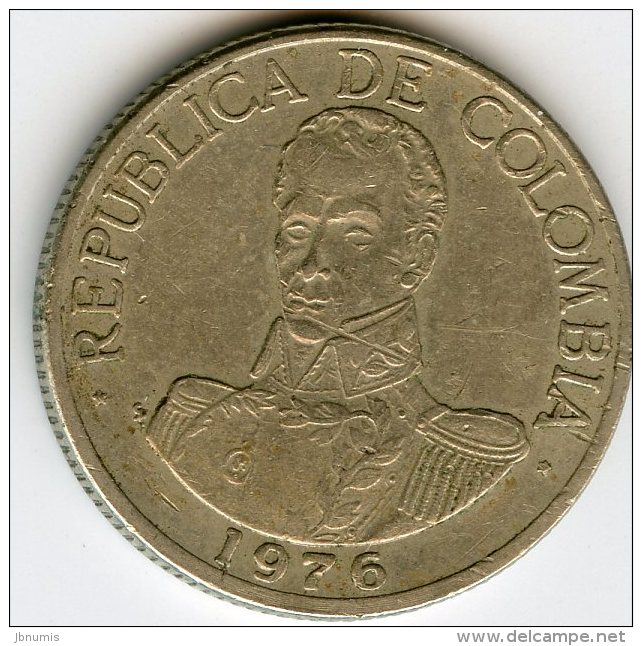 Colombie Colombia 1 Peso 1976 KM 258.2 - Colombia