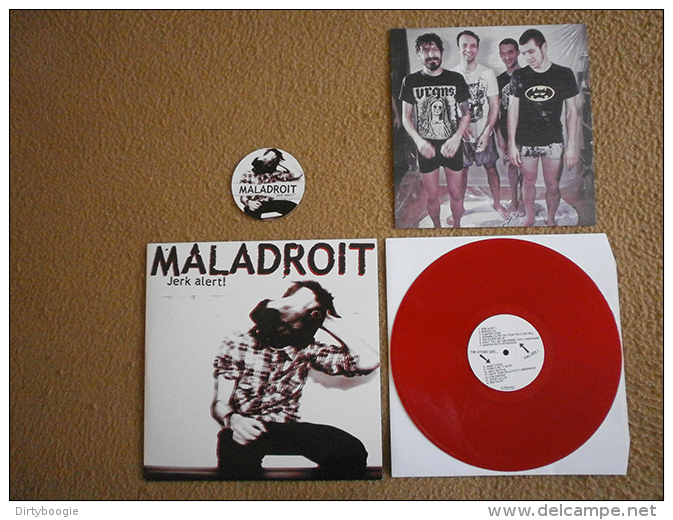 MALADROIT - Jerk Alert - LP - Vinyl ROUGE - POP PUNK - GUERILLA POUBELLE - DEAD POP CLUB - Punk