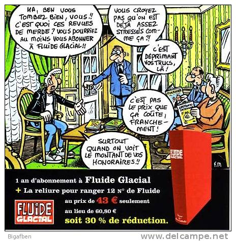 MARGERIN : PUB Pour FLUIDE GLACIAL / Illustration INÉDITE - Margerin