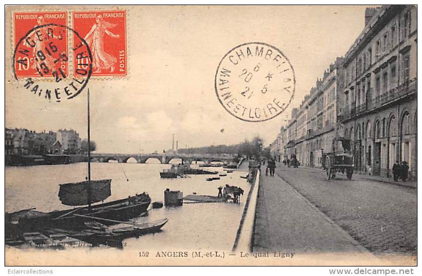 Angers    49..    Le Quai Ligny - Angers