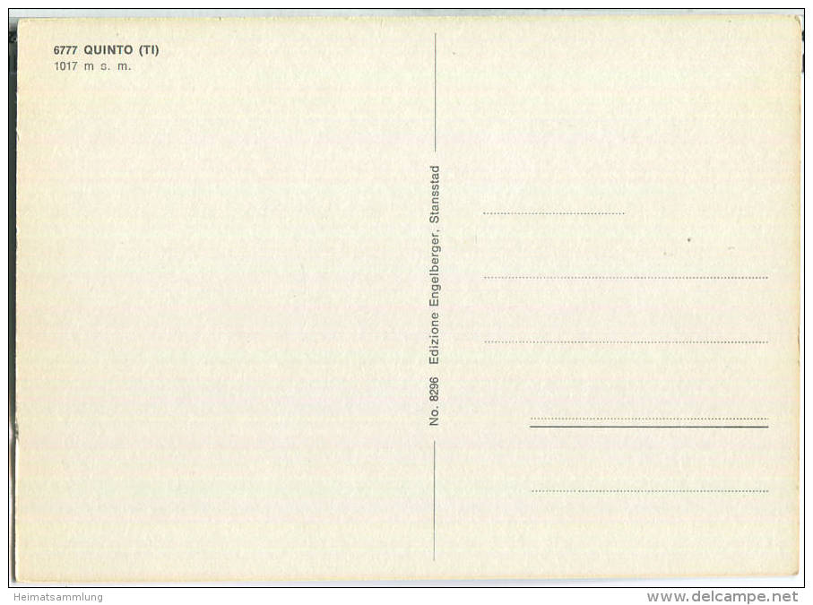 Quinto - Ansichtskarte Großformat - Quinto