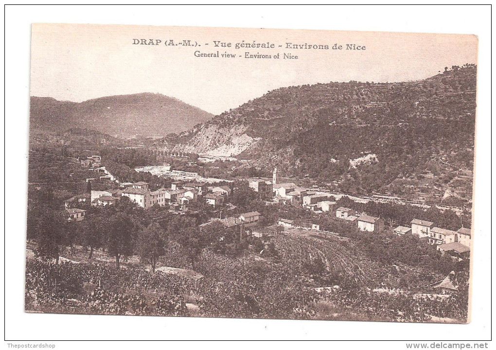 CP06 - Drap, Vue Générale - Environs De Nice Achat Immédiat - Sonstige & Ohne Zuordnung