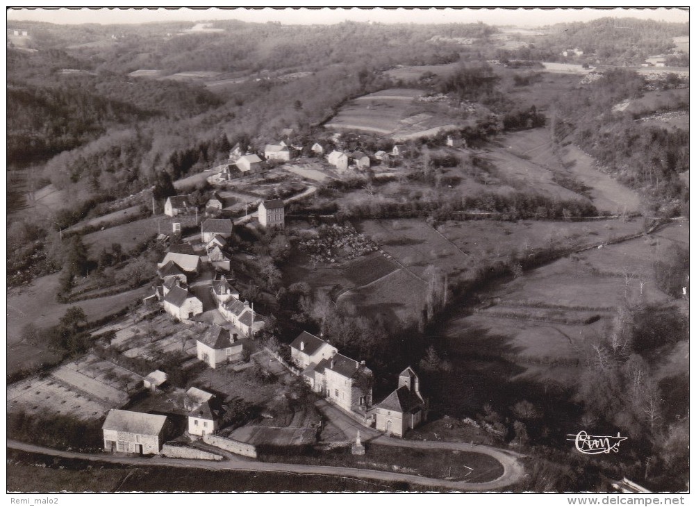 CPSM   SAINT BONNET AVALOUZE 19    Vue Générale Aérienne - Autres & Non Classés