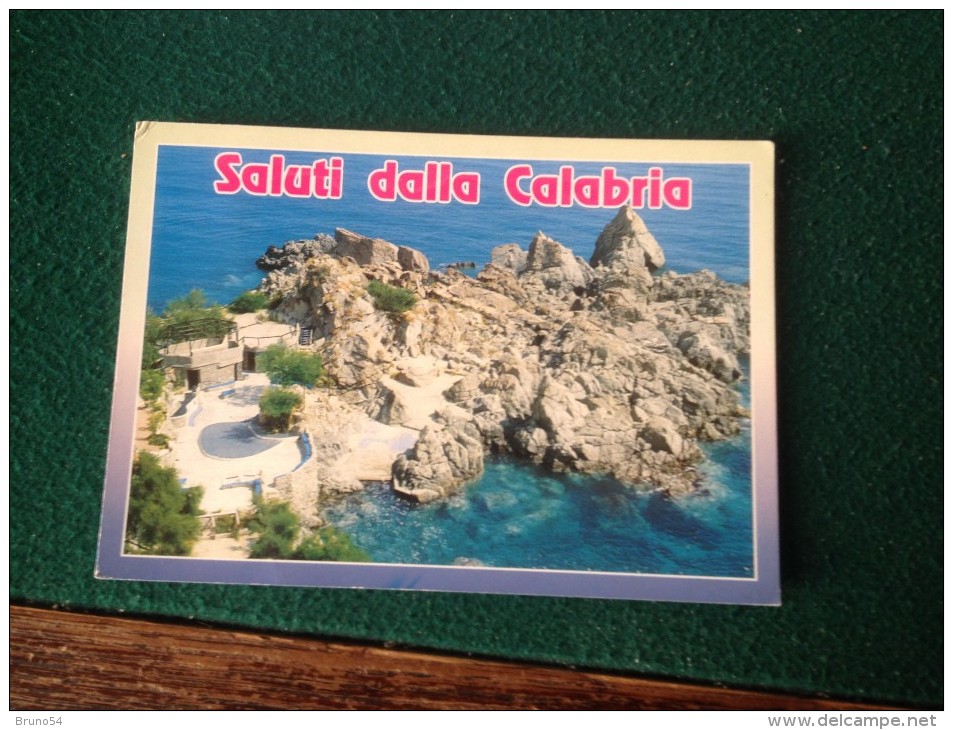 Cartolina Saluti Dalla Calabria Viaggiata 1994 - Otros & Sin Clasificación