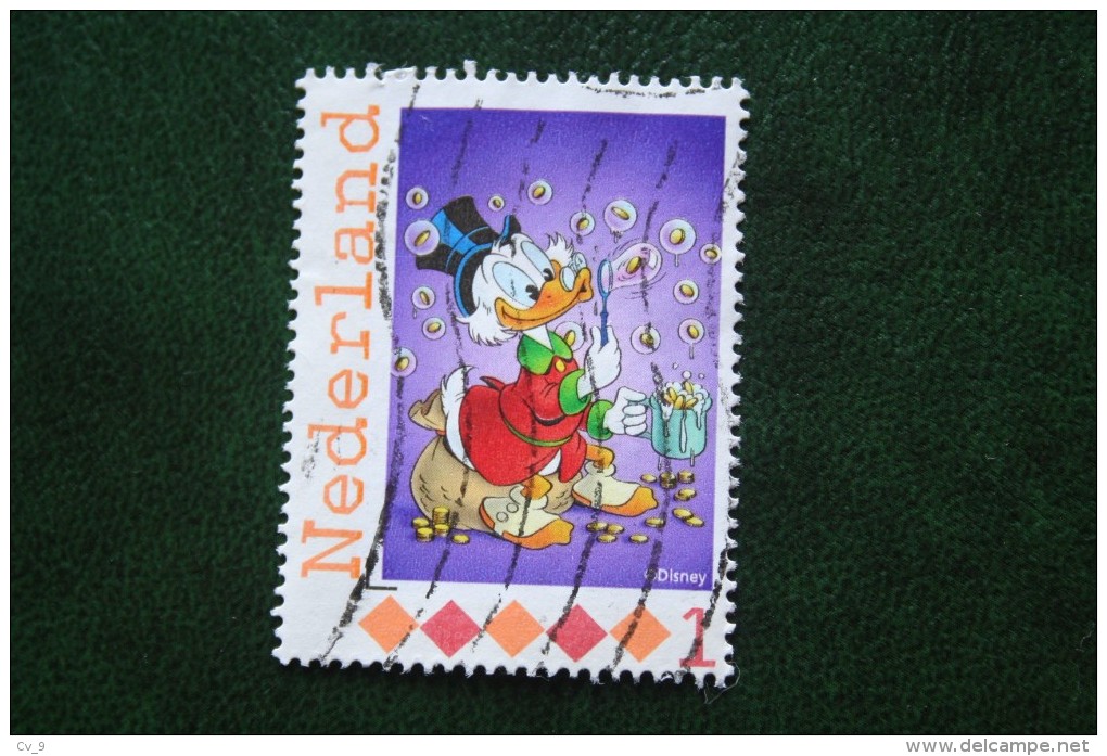 Disney Donald Duck Dagobert Persoonlijke Zegel NVPH 2768 2010 2008 Gestempeld / USED / Oblitere NEDERLAND / NIEDERLANDE - Francobolli Personalizzati