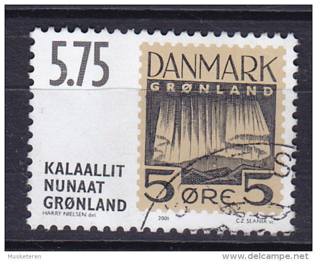 Greenland 2001 Mi. 371     5.75 Kr Internationale Briefmarkenausstellung HAFNIA '01 Nicht Realisierte Freimarkenentwürfe - Gebraucht