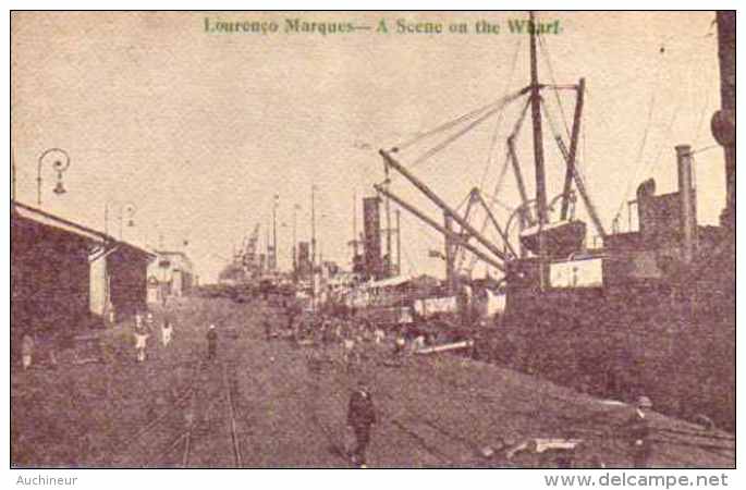 Lourenço Marques - A Scene On The Wharf - Mozambique