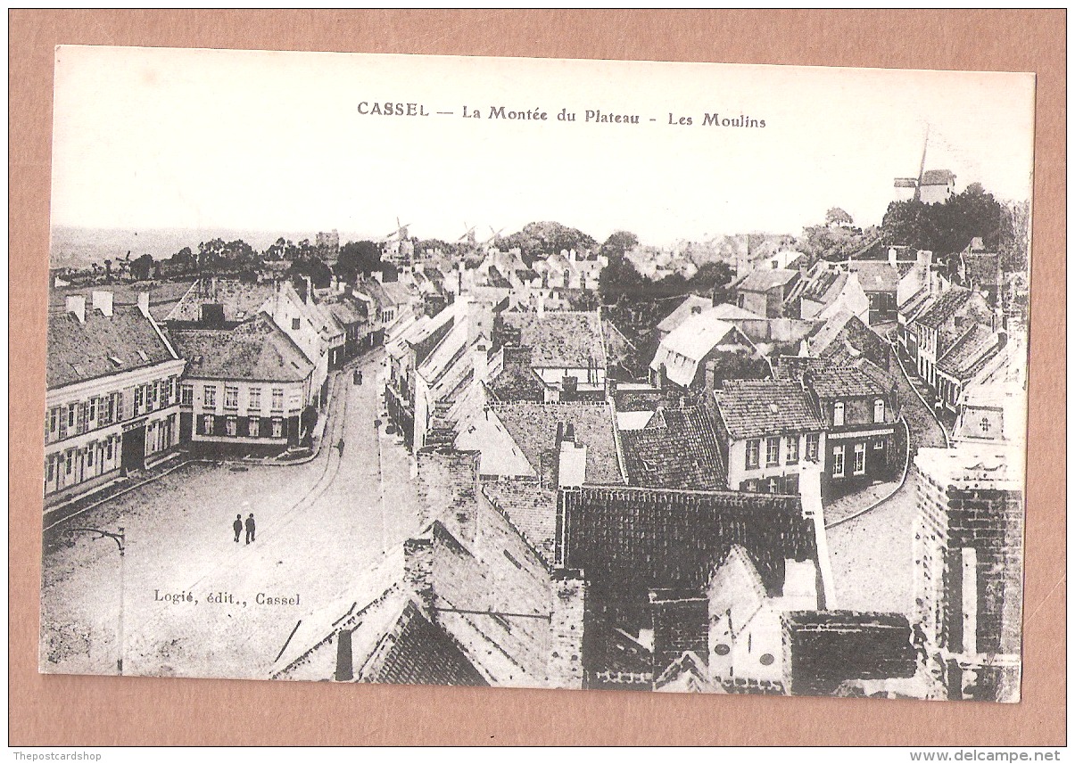 CASSEL Flandres La Montee Du Plateau Les Moulins Windmill Logié édit Unused Achat Immédiat - Cassel