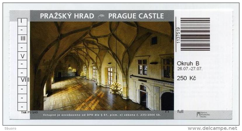 Ticket D´entrée / Entrance Ticket / Entreebewijs - Castle Of Prague, Czech Rep. Adult. - Tickets - Vouchers