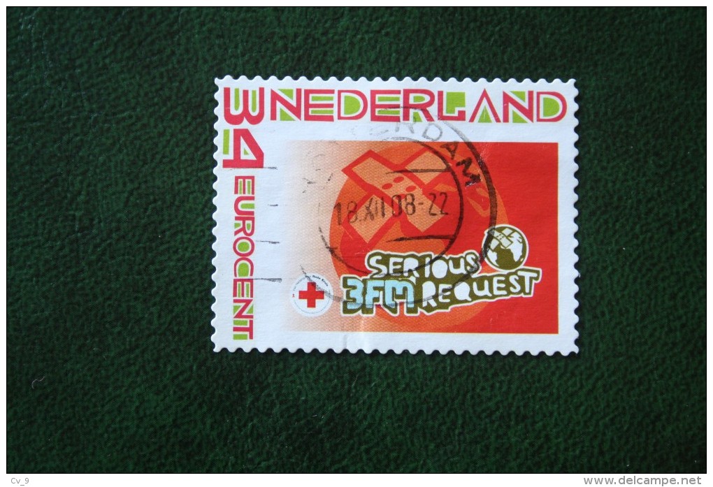 SERIOUS REQUEST Persoonlijke Zegel NVPH 2619 2008 Gestempeld / USED / Oblitere NEDERLAND / NIEDERLANDE - Timbres Personnalisés