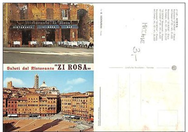 Siena - Saltui Dal Ristorante Zi Rosa 2 PANORAMA CON MACCHIE (A-L 408) - Siena