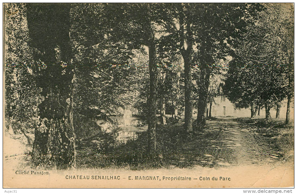 Dép 33 - Chateaux - Tresses - Château Senailhac - E. Margnat Propriétaire - Coin Du Parc - état - Altri & Non Classificati