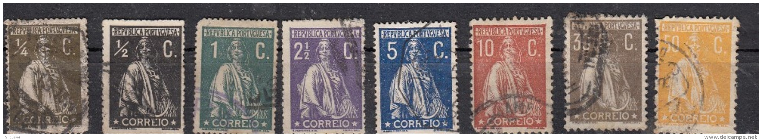 Portugal Ceres 8 Valeurs - Used Stamps