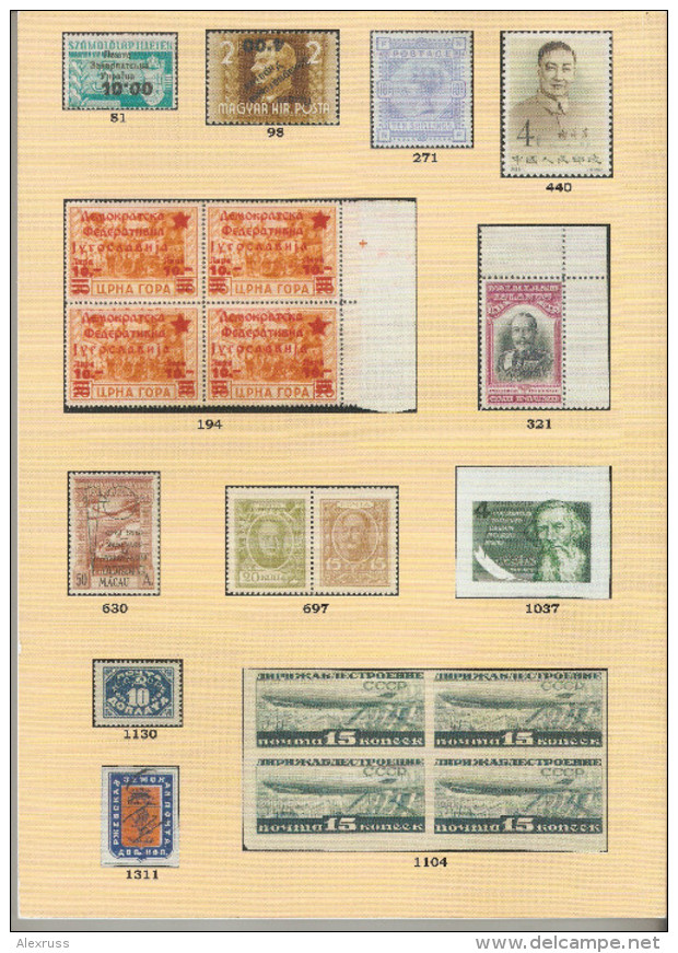 Raritan Stamps Auction 69,Jun 2016 Catalogue Rare Russia Stamps,Errors & Worldwide Rarities - Cataloghi Di Case D'aste