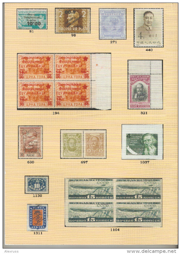 Raritan Stamps Auction 69,Jun 2016 Catalogue Rare Russia Stamps,Errors & Worldwide Rarities - Auktionskataloge