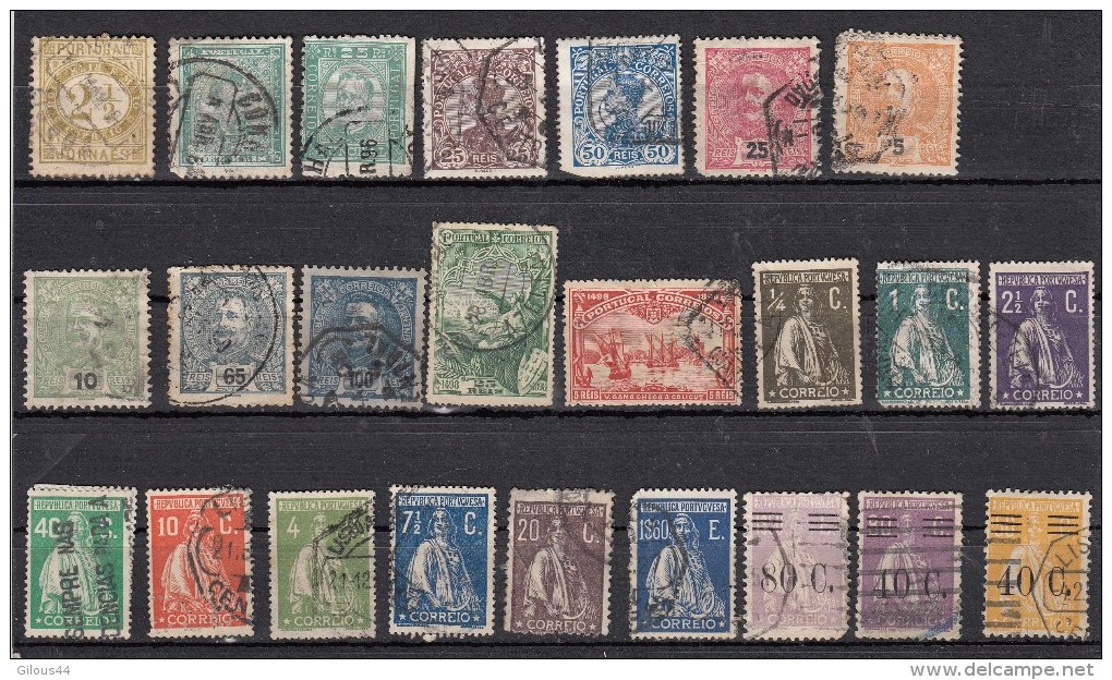 Portugal   Lot De 49 Timbres Anciens - Collections