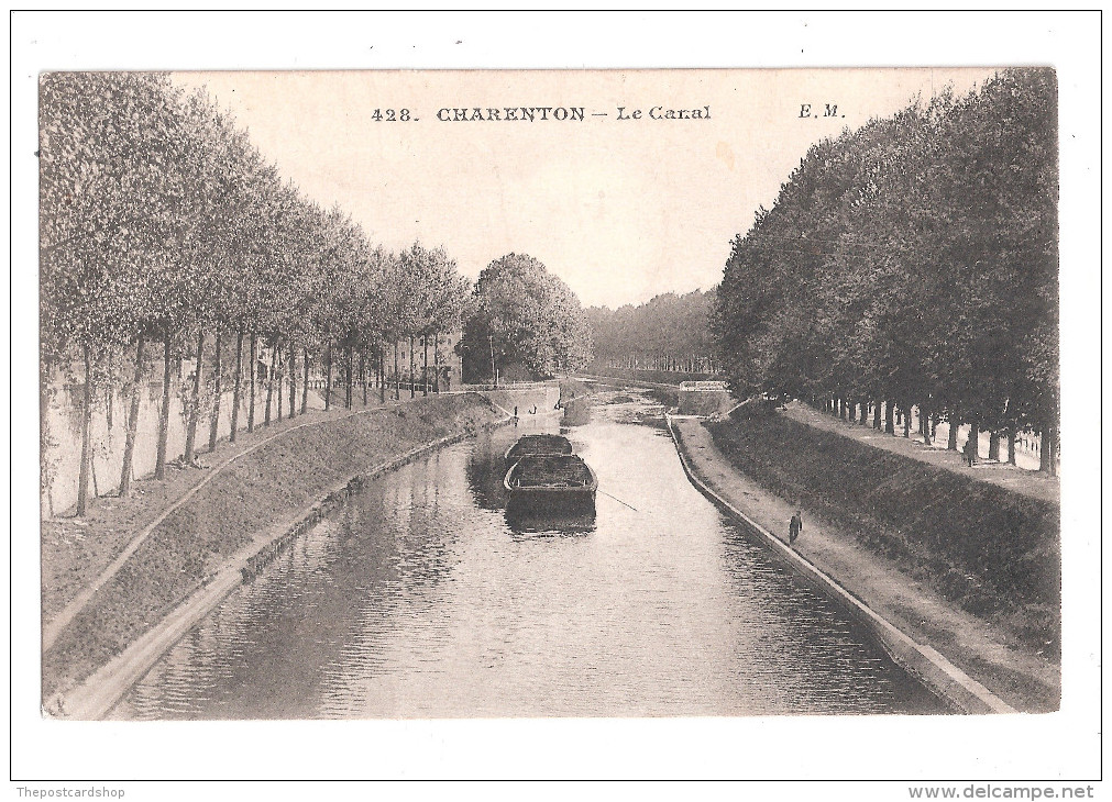 CPA 94 VAL DE MARNE CHARENTON Le Canal UNUSED Achat Immédiat - Charenton Le Pont