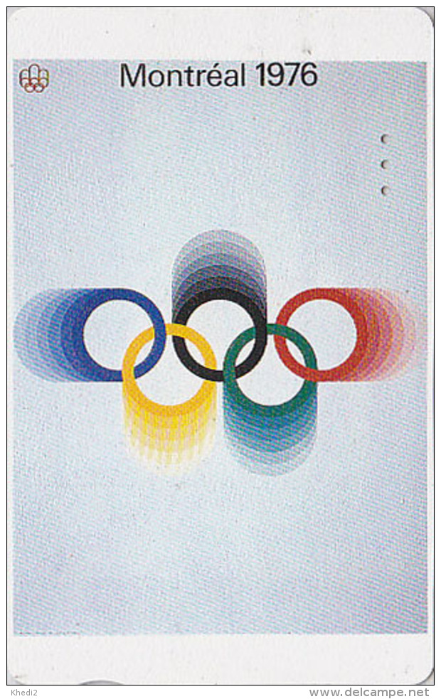 TC JAPON / 110-015 - Poster JEUX OLYMPIQUES MONTREAL 1976 - OLYMPIC GAMES CANADA - JAPAN Sport Phonecard - 178 - Juegos Olímpicos