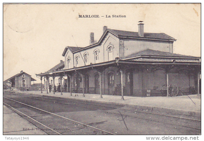 Marloie  La Station Circulé En 1907 - Marche-en-Famenne