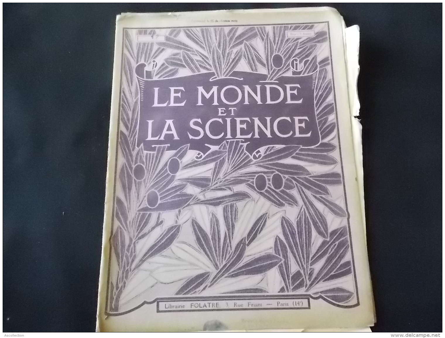 Le Monde Et La Science N 12 Automobiles Aviculture " Usines Peugeot Chassis Panhard " " Ferme En Beauce Poules Coq " - Encyclopaedia