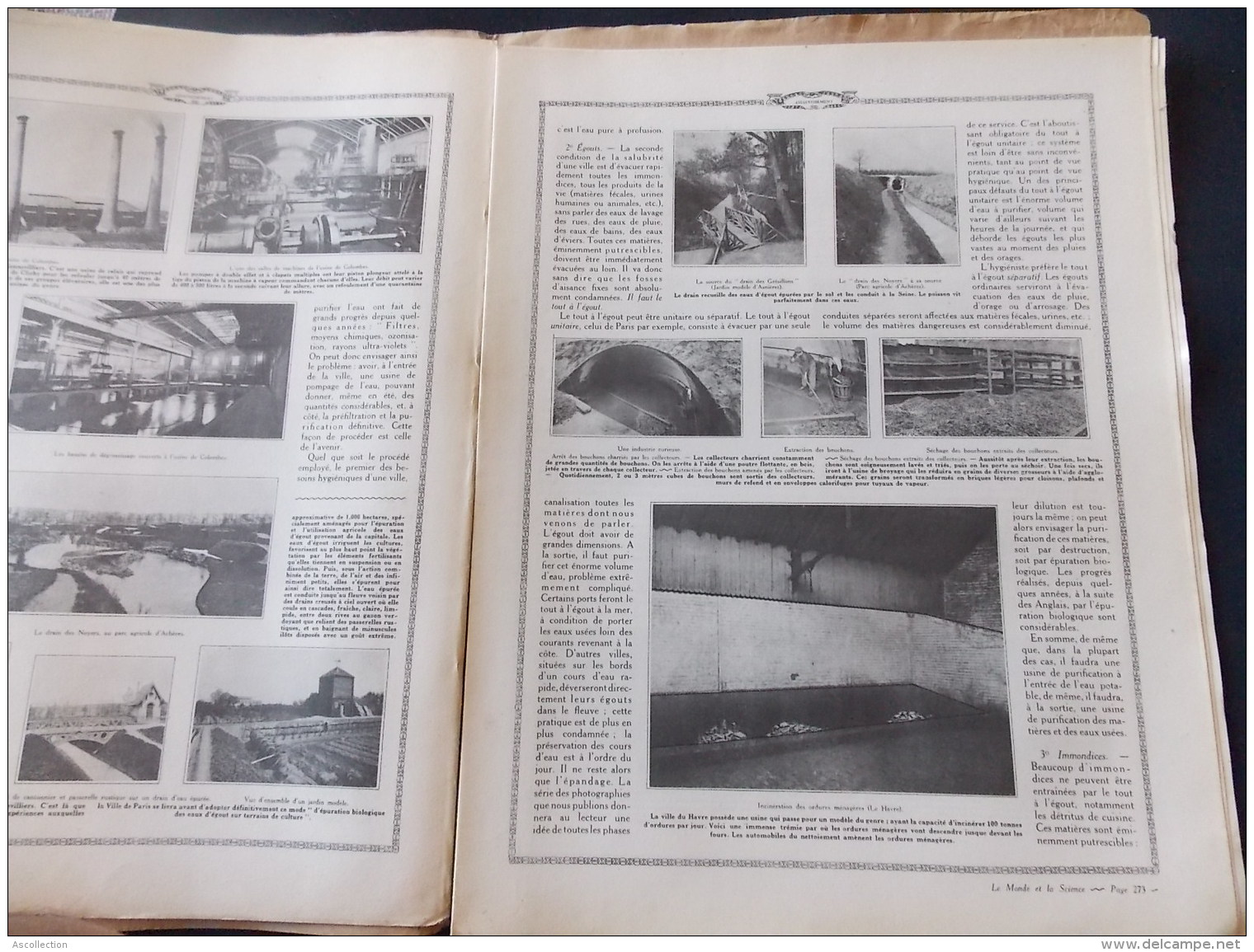 Le Monde Et La Science N 9 Ingenieur " Tour De Londre Portland Le Havre " Assainissement " Le Havre " Assistance Publiqu - Encyclopédies