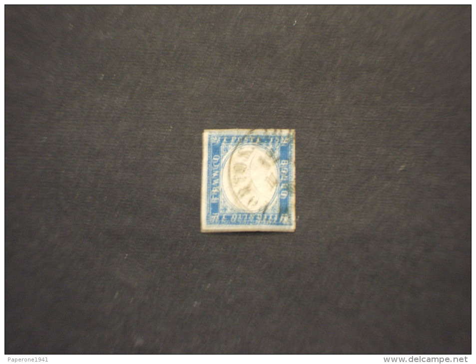 ITALIA - 1863 RE  15 C., (annullo PONTE SAN GIORGIO) - TIMBRATO/USED - Gebraucht